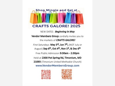 11/1/25 the Markets of CRAFTS GALORE!