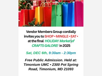 12/6/25 Holiday CRAFTS GALORE!