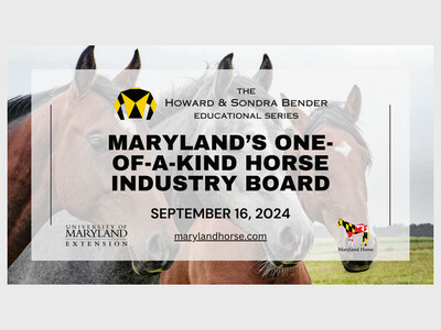 Maryland's One-of-a-Kind Horse Industry Board
