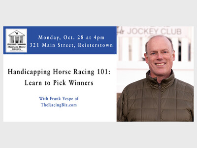 Handicapping Horse Racing 101 with Frank Vespe
