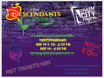 Charm City Players Youth Company Presents: Disney's Descendants: The Musical