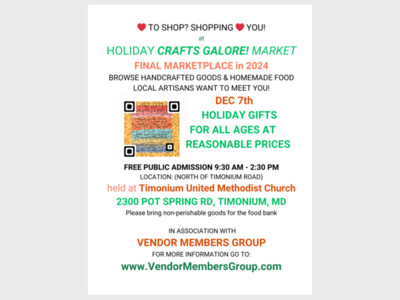 12/7/24 Holiday CRAFTS GALORE!
