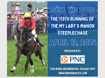 The 113th running of the My Lady's Manor Steeplechase