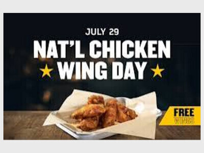 NATIONAL CHICKEN WING DAY